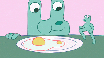 每日GIF(2021-05-05)的gif-Sunny Side Up Breakfast GIF by Shane Beam