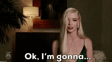 每日GIF(2021-05-08)的gif-Anya Taylor Joy Shut Up GIF by Golden Globes