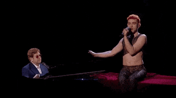 每日GIF(2021-05-12)的gif-Elton John Brits GIF by BRIT Awards