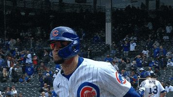 每日GIF(2021-05-13)的gif-High Five Javier Baez GIF by MLB