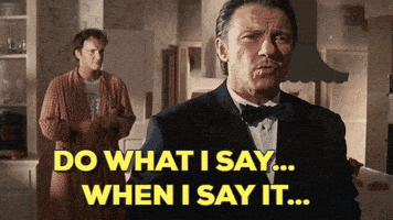 每日GIF(2021-05-14)的gif-Do What I Say When I Say It Pulp Fiction GIF by MIRAMAX
