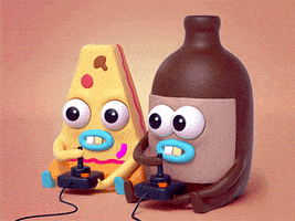 每日GIF(2021-05-16)的gif-Beer Pizza GIF
