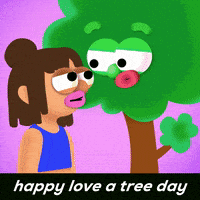每日GIF(2021-05-17)的gif-Tree May 16 GIF by GIPHY Studios Originals