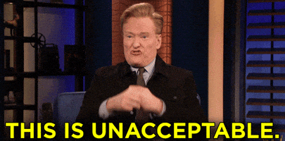 每日GIF(2021-05-21)的gif-Conan Obrien This Is Unacceptable GIF by Team Coco