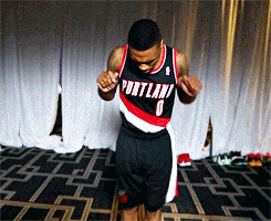 每日GIF(2021-05-24)的gif-Portland Trail Blazers Dancing GIF