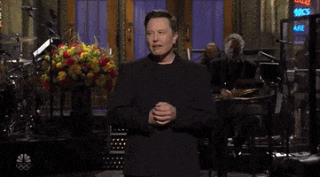 每日GIF(2021-05-25)的gif-Elon Musk Reaction GIF by Saturday Night Live