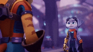 每日GIF(2021-05-25)的gif-Ratchet And Clank Handshake GIF by PlayStation