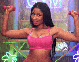 每日GIF(2021-05-29)的gif-Me Working Out Nicki Minaj GIF