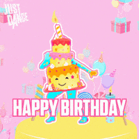 每日GIF(2021-05-30)的gif-Happy Birthday Dancing GIF by Just  Dance