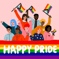每日GIF(2021-06-13)的gif-Gay Pride Love GIF by Hello All