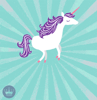 每日GIF(2021-06-20)的gif-Happy Birthday Unicorn GIF by Hallmark Gold Crown