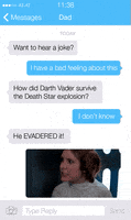 每日GIF(2021-06-21)的gif-darth vader dad jokes GIF by Star Wars