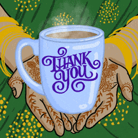 每日GIF(2021-06-27)的gif-Hot Coffee Thank You GIF by Hello All