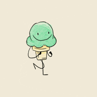 每日GIF(2021-06-28)的gif-Melting Ice Cream GIF by jsot