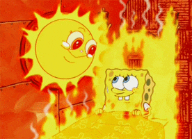 每日GIF(2021-06-28)的gif-Blazing Heat Wave GIF by SpongeBob SquarePants