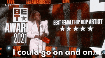 每日GIF(2021-06-28)的gif-Issa Rae GIF by BET Awards