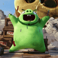 每日GIF(2021-06-29)的gif-Happy Birthday Pig GIF by Angry Birds