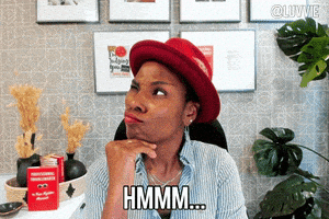 每日GIF(2021-06-29)的gif-Thinking I Dont Know GIF by Luvvie Ajayi Jones