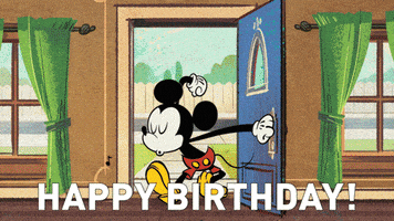 每日GIF(2021-07-04)的gif-Celebrate Happy Birthday GIF by Mickey Mouse