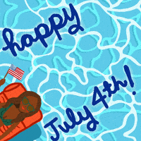 每日GIF(2021-07-05)的gif-4Th Of July Fun GIF by Hello All