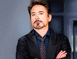每日GIF(2021-07-06)的gif-Iron Man Reaction GIF