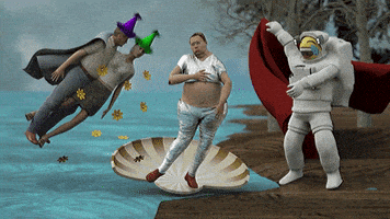每日GIF(2021-07-12)的gif-mocking birth of venus GIF by Lion Beach