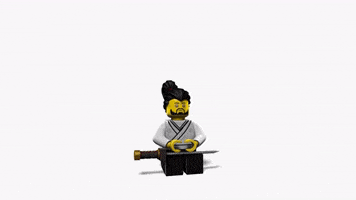 每日GIF(2021-07-15)的gif-Samurai Okino GIF by LEGO