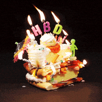 每日GIF(2021-07-25)的gif-Happy Birthday Pizza GIF by Birthday Bot