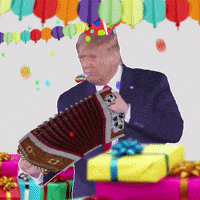 每日GIF(2021-07-25)的gif-Dance Trump GIF