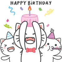 每日GIF(2021-07-30)的gif-Excited Happy Birthday GIF by Kiki