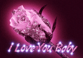 每日GIF(2021-07-30)的gif-I Love You Glitter Graphic GIF