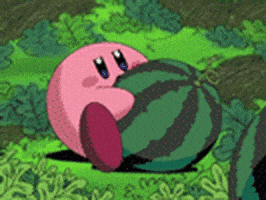 每日GIF(2021-08-04)的gif-Hungry Watermelon GIF