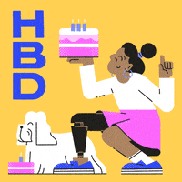 每日GIF(2021-08-04)的gif-Happy Birthday Dog GIF by Hello All