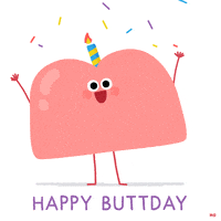 每日GIF(2021-08-04)的gif-Happy Birthday GIF by Mauro Gatti