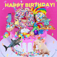 每日GIF(2021-08-05)的gif-happy birthday GIF by chuber channel