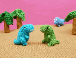 每日GIF(2021-08-06)的gif-T-Rex Yes GIF by Mochimochiland