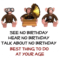 每日GIF(2021-08-07)的gif-Getting Old Happy Birthday GIF
