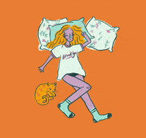 每日GIF(2021-08-09)的gif-Tired Tuesday Morning GIF by Emma Baynes