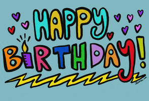 每日GIF(2021-08-10)的gif-Happy Birthday GIF by Jelene