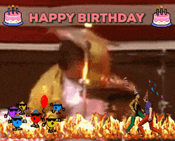 每日GIF(2021-08-11)的gif-happy birthday drums GIF