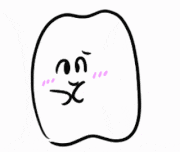 歯のマンガ的gif的gif-もじもじ