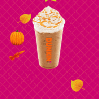 每日GIF(2021-08-24)的gif-Pumpkin Spice Coffee GIF by Dunkin’