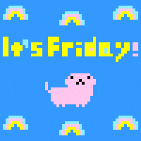 每日GIF(2021-08-28)的gif-Happy 8-Bit GIF by Kagami Shinohara