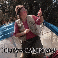 每日GIF(2021-08-29)的gif-Camping Everything Is Fine GIF by Kel Cripe