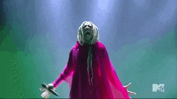 每日GIF(2021-09-13)的gif-Scream Yell GIF by 2021 MTV Video Music Awards