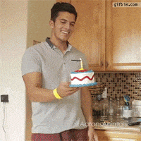 每日GIF(2021-09-25)的gif-Birthday Cake GIF