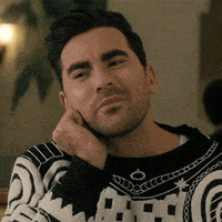 每日GIF(2021-09-29)的gif-Pretending To Care Schitts Creek GIF by CBC