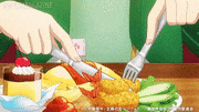TVアニメ「異世界食堂２」【公式】的gif的gif-Untitled GIF