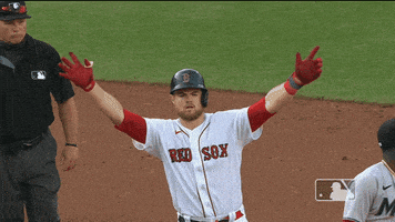每日GIF(2021-10-06)的gif-Waving Regular Season GIF by MLB