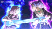 TVアニメ 「転生したらスライムだった件」 【公式】的gif的gif-バチバチ